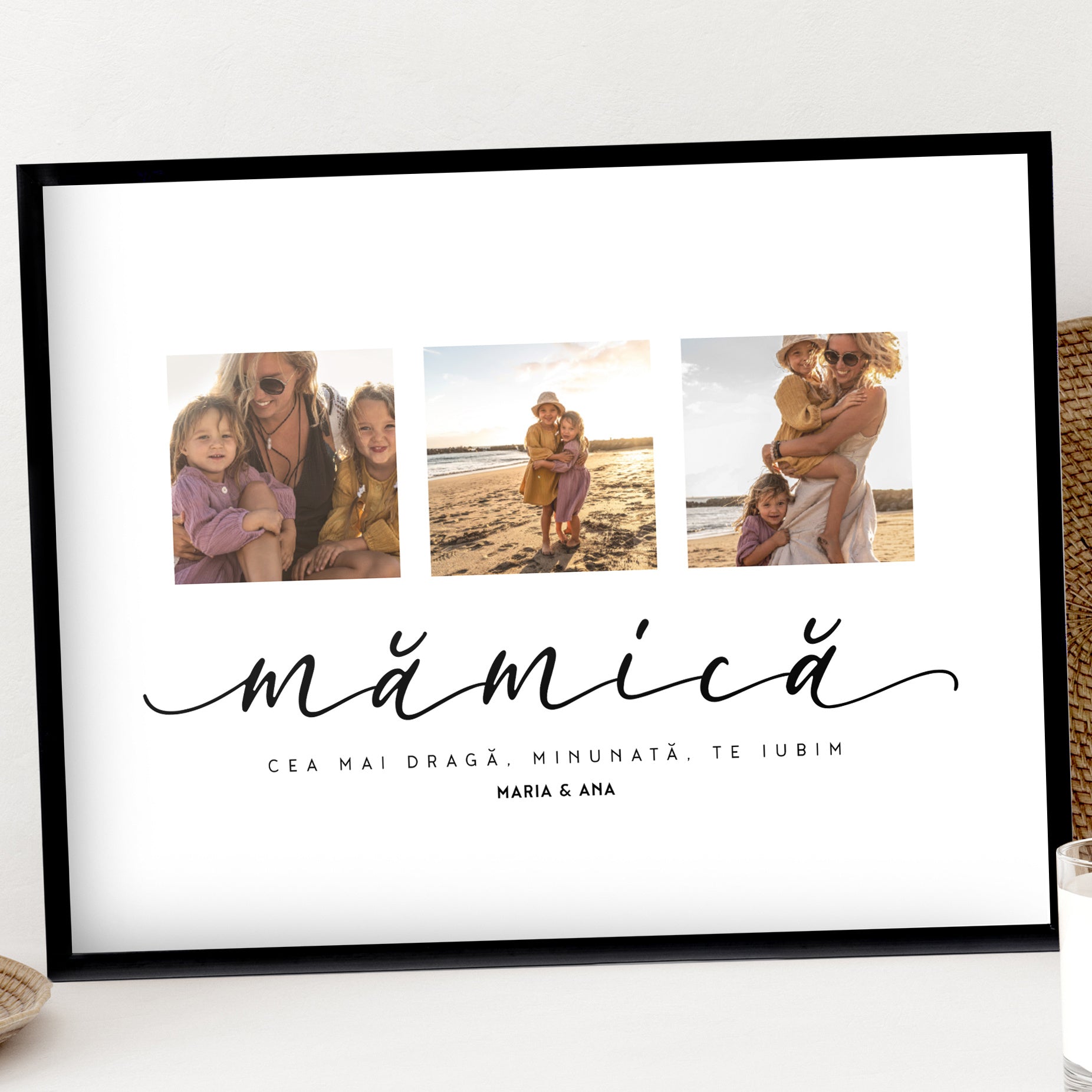 Poster personalizat cu fotografii de Ziua Mamei