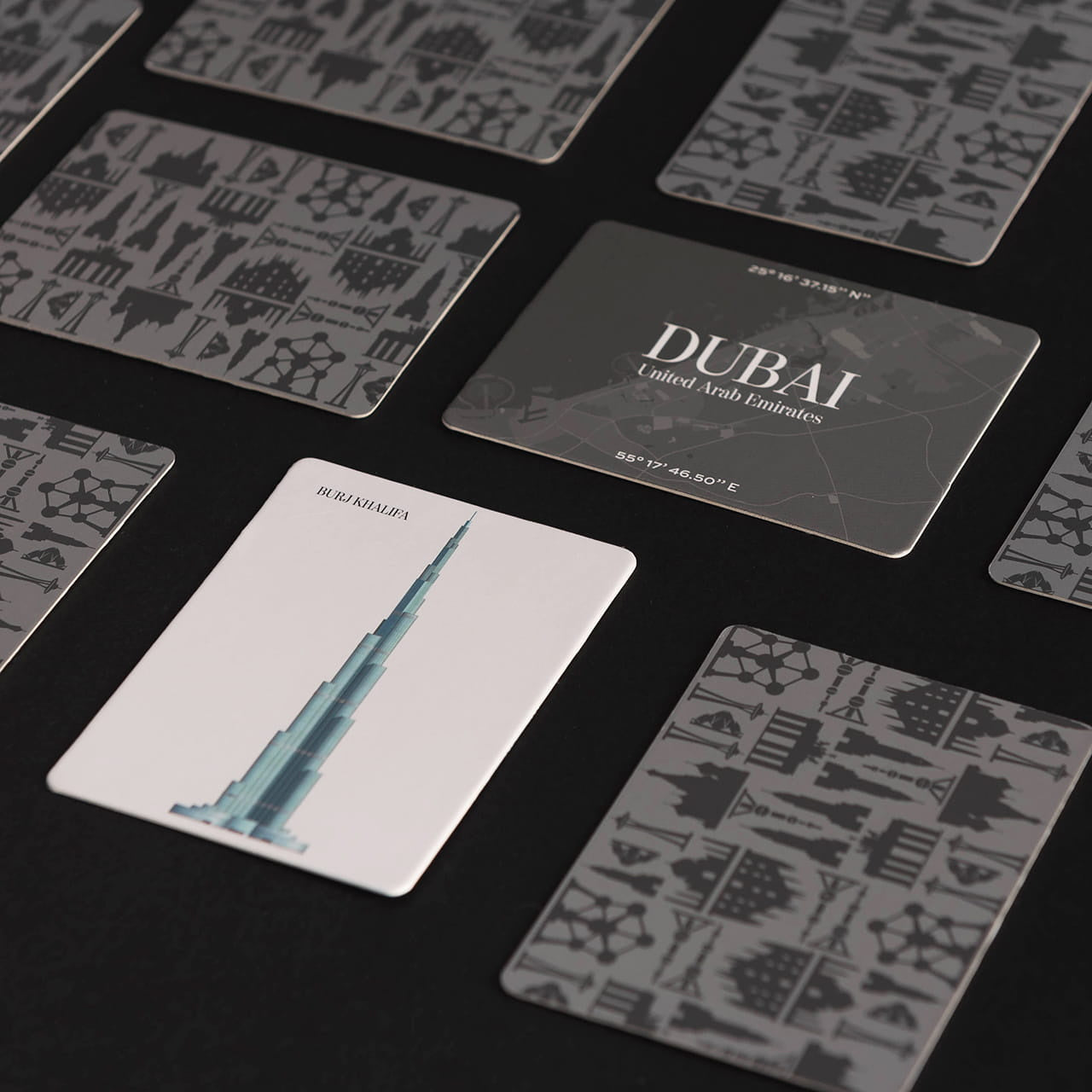 Gra w pamięć Iconic Buildings gra memory gra rodzinna prezent dla architekta prezent na parapetówkę