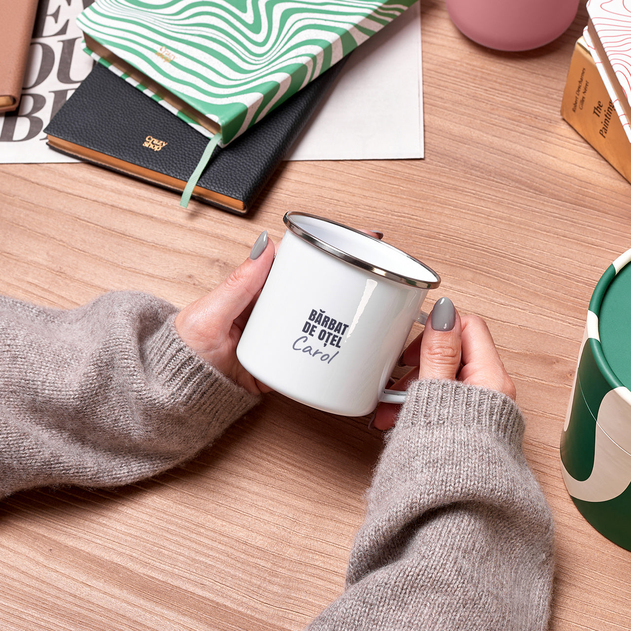 Personalizowany kubek dla faceta - Facet ze stali kubek dla mężczyzny prezent dla faceta