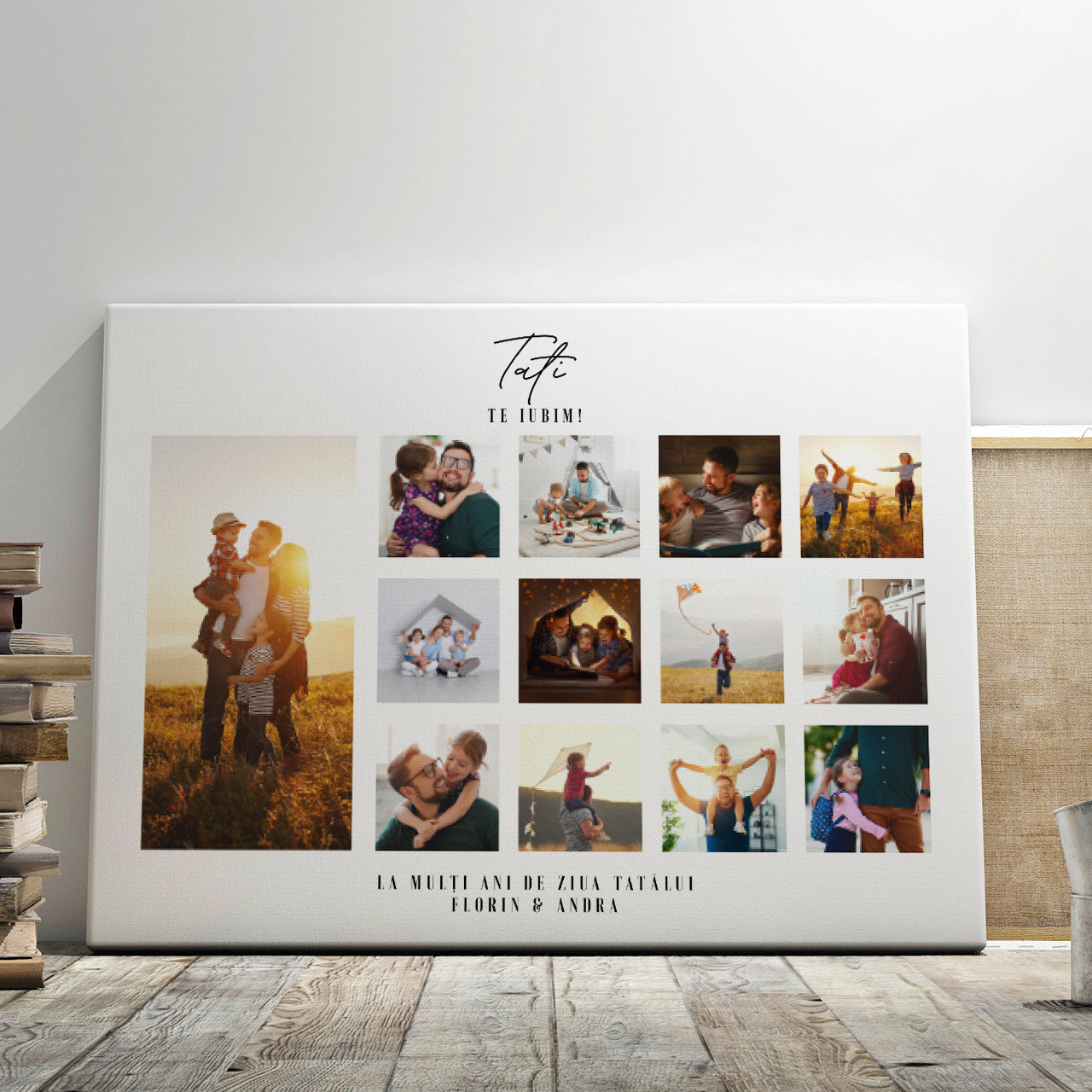 Fotoobraz na płótnie - wyjątkowy prezent dla taty obraz na Dzień Taty obraz dla taty prezent dla taty