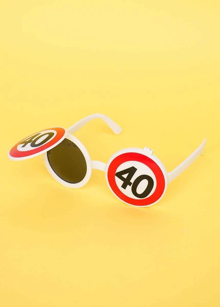 Ochelari SEMN accesoriu amuzant pentru aniversarea de 40 ani