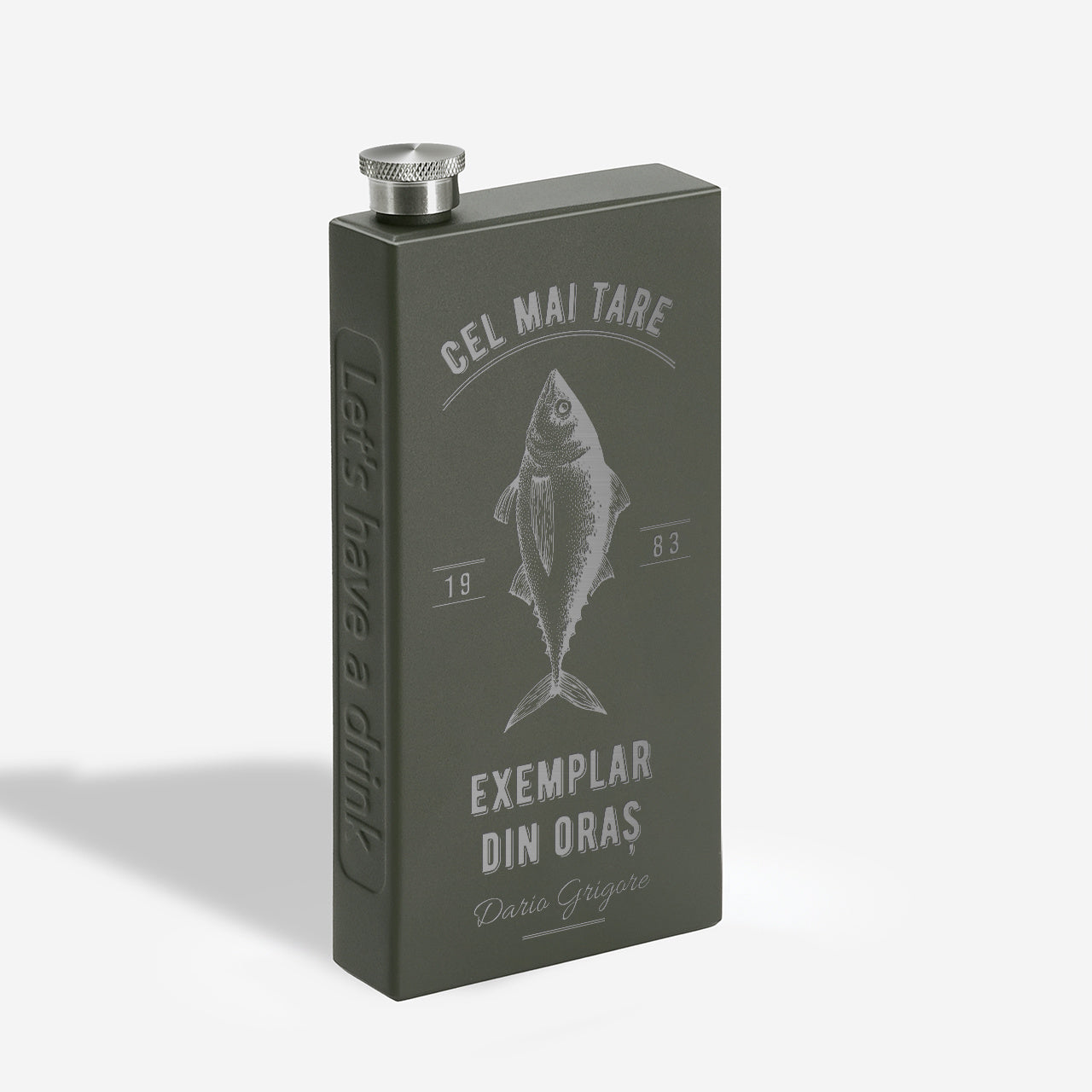 Piersiówka z grawerem na prezent dla wędkarza piersiówka dla wędkarza