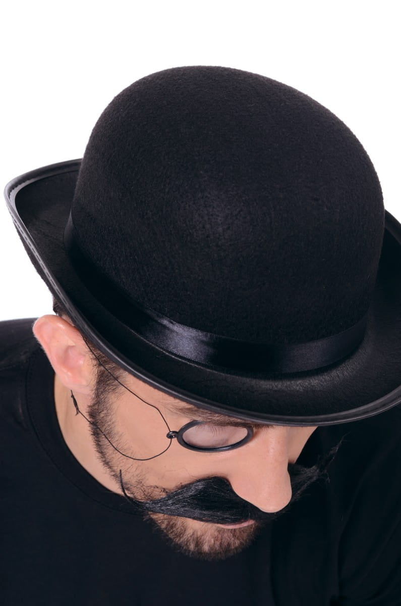 Melon negru Anii ’20 – accesoriu pentru kostiumu