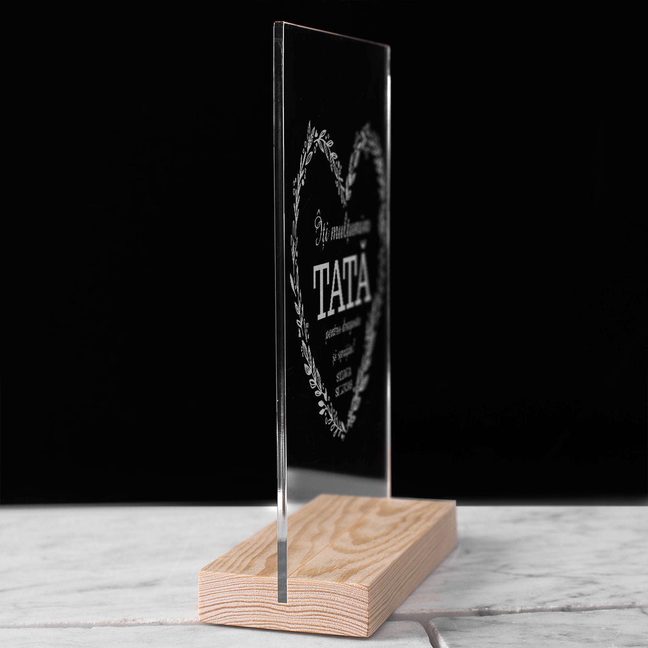 Statuetă pentru tată – mulțumire de Ziua Tatălui
