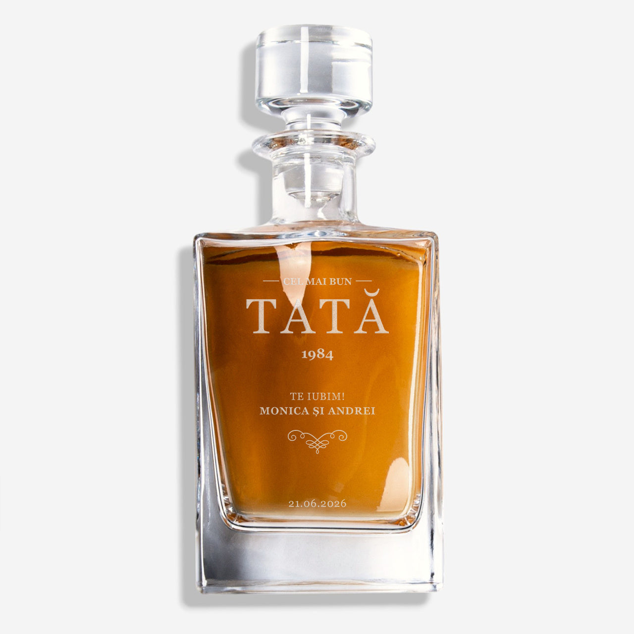 Carafă în cutie – cadou elegant pentru tată