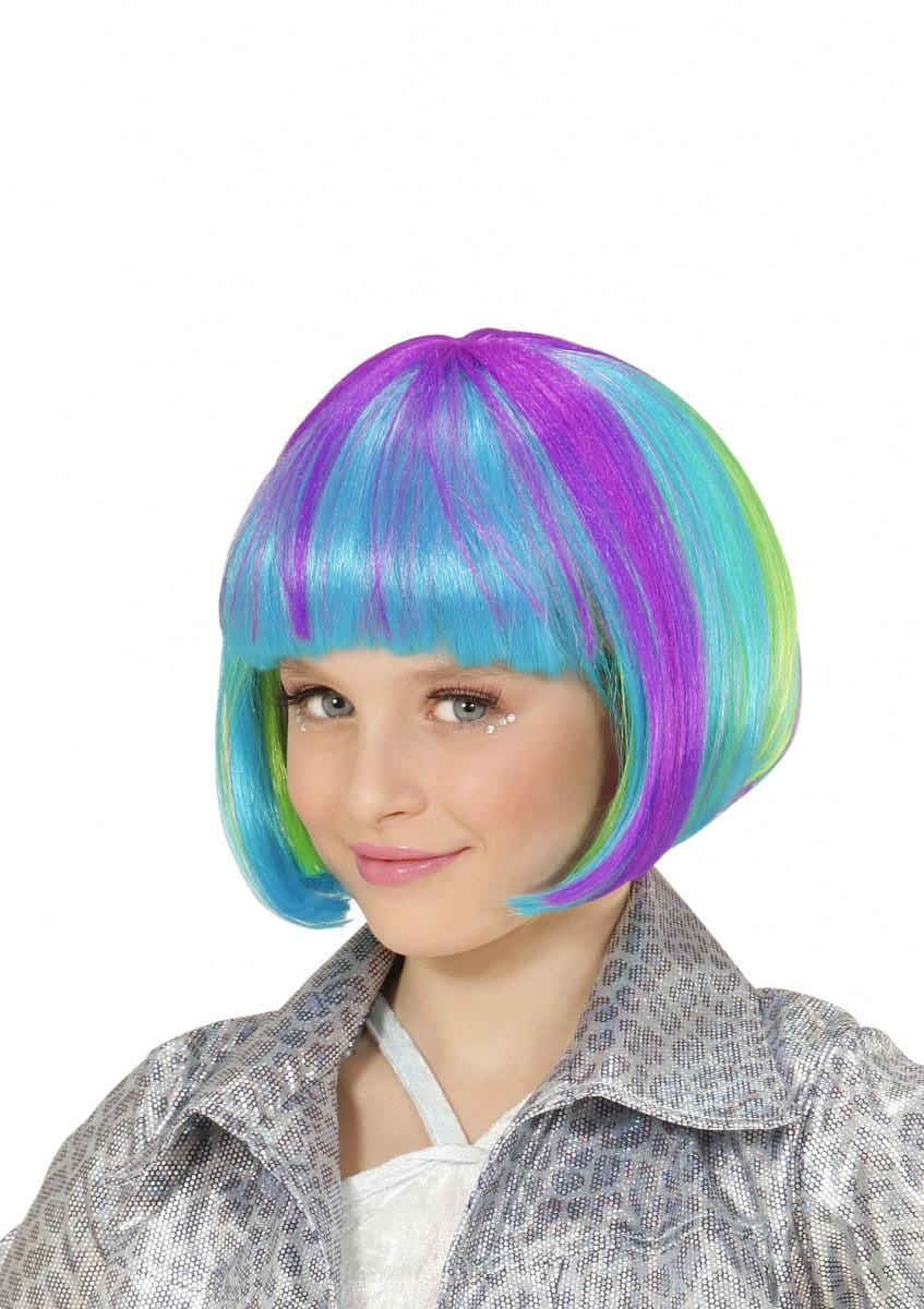 Perucă pentru copii BOB colorată