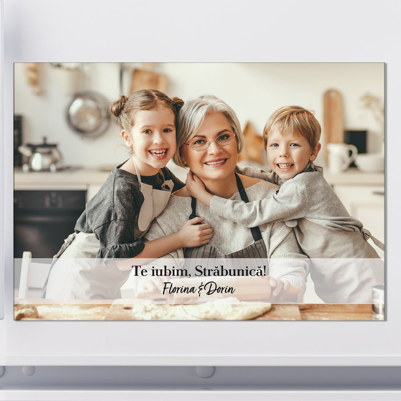 Magnes ze zdjęciem na prezent dla Prababci magnes na Dzień Babci prezent na Dzień Babci