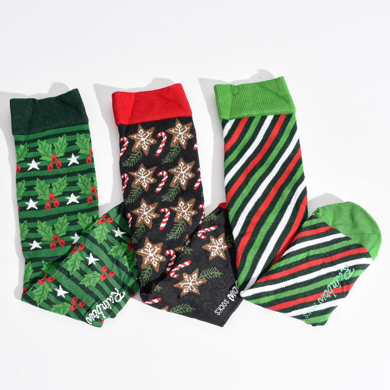 Męskie skarpetki Świąteczne 3 pary zestaw świątecznych skarpetek skarpetki na święta prezent dla chłopaka