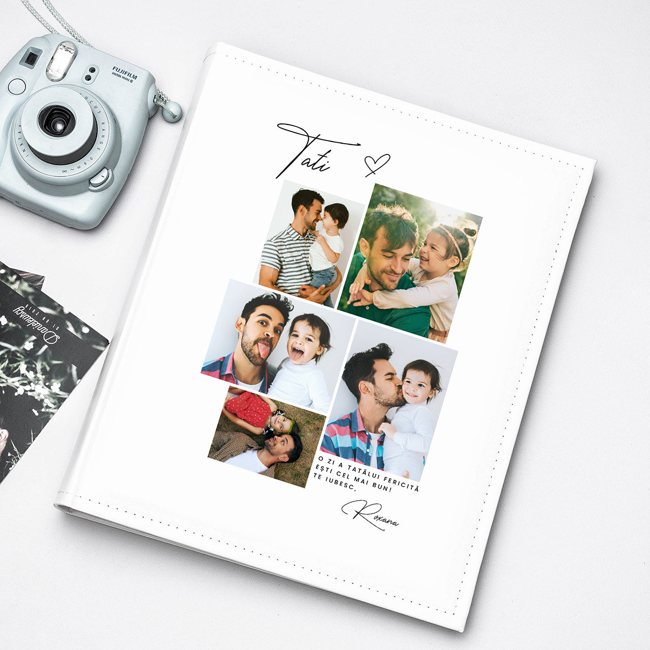 Album personalizat pentru Ziua Tatălui – colaj cu fotografii