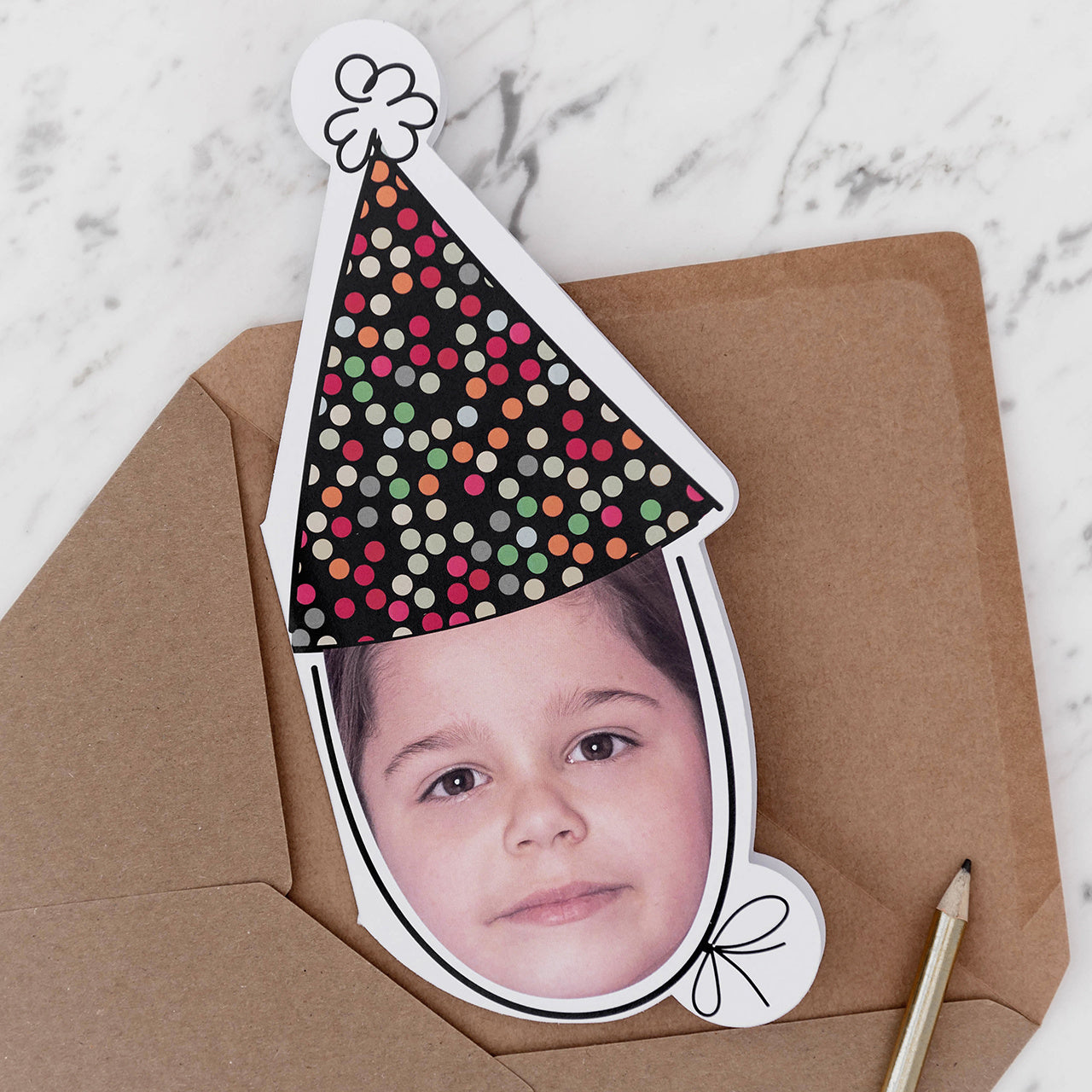 Felicitare cu poze pentru copil – completare cadou