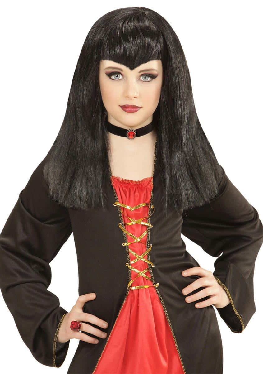 Perucă de Halloween pentru copii VAMPIRIȚĂ