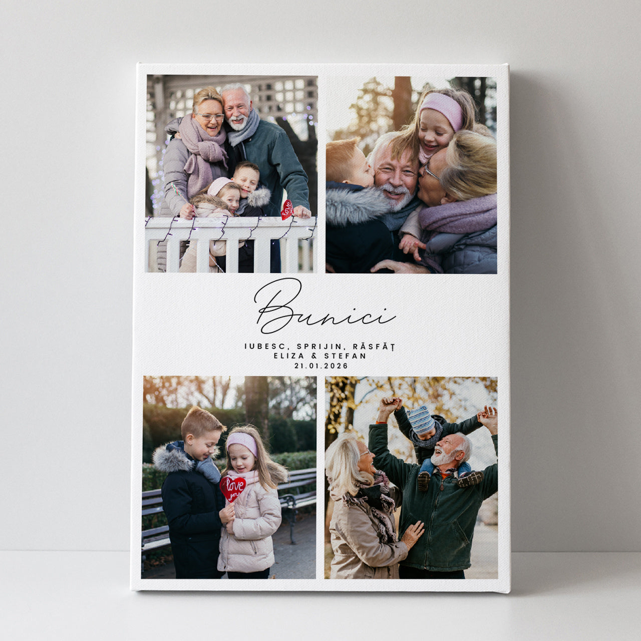 Obraz na płótnie dla Babci i Dziadka 50 x 70 obraz dla babci i dziadka prezent dla babci i dziadka