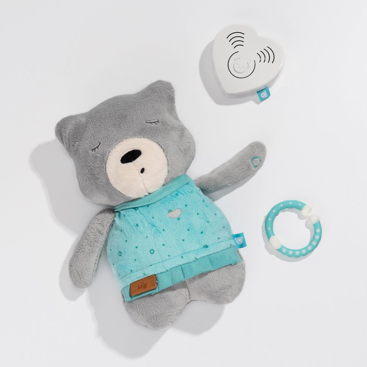 Jucărie de plus cu sunete albe pentru bebeluși