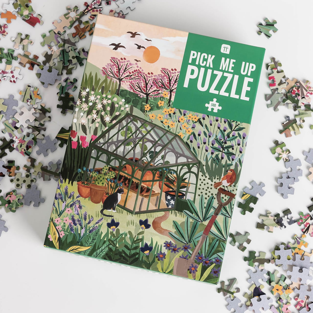 Garden puzzle 500 szt. prezent dla miłośniczki roślin prezent dla ogrodniczki prezent dla florystki