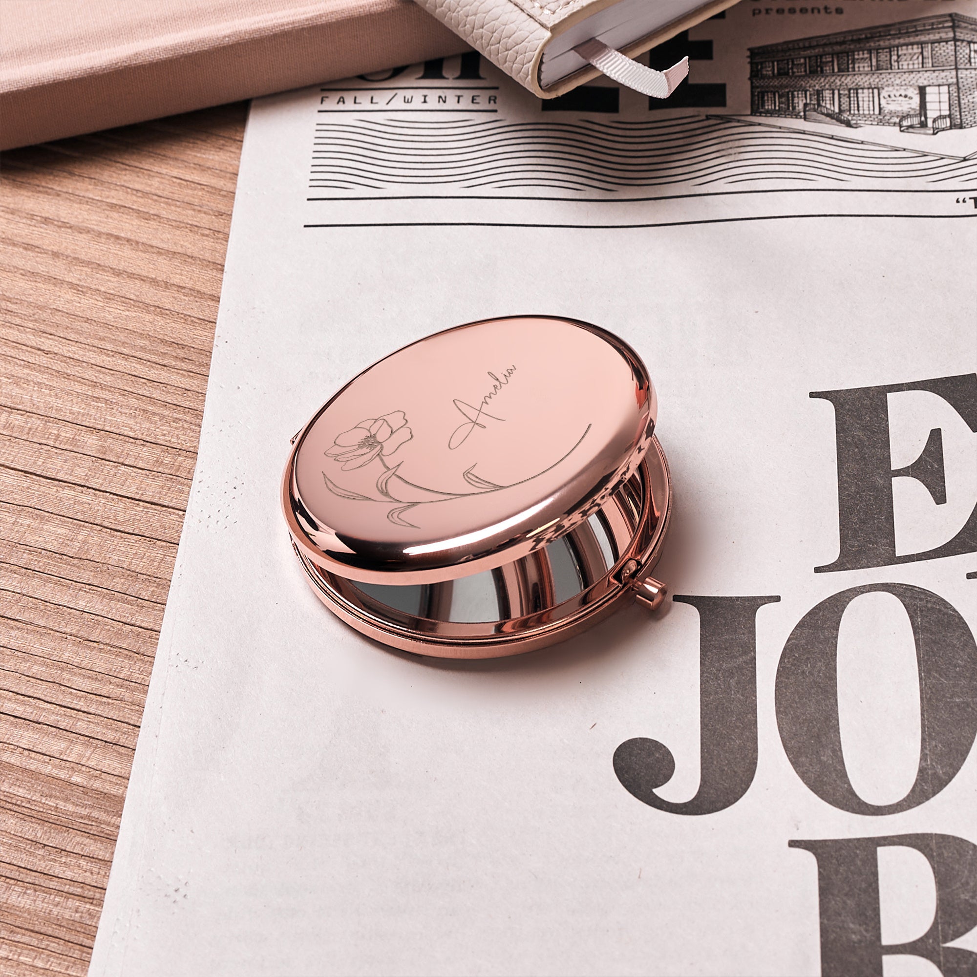 Personalizowane lusterko - upominek dla mamy lusterko z dedykacją dla mamy