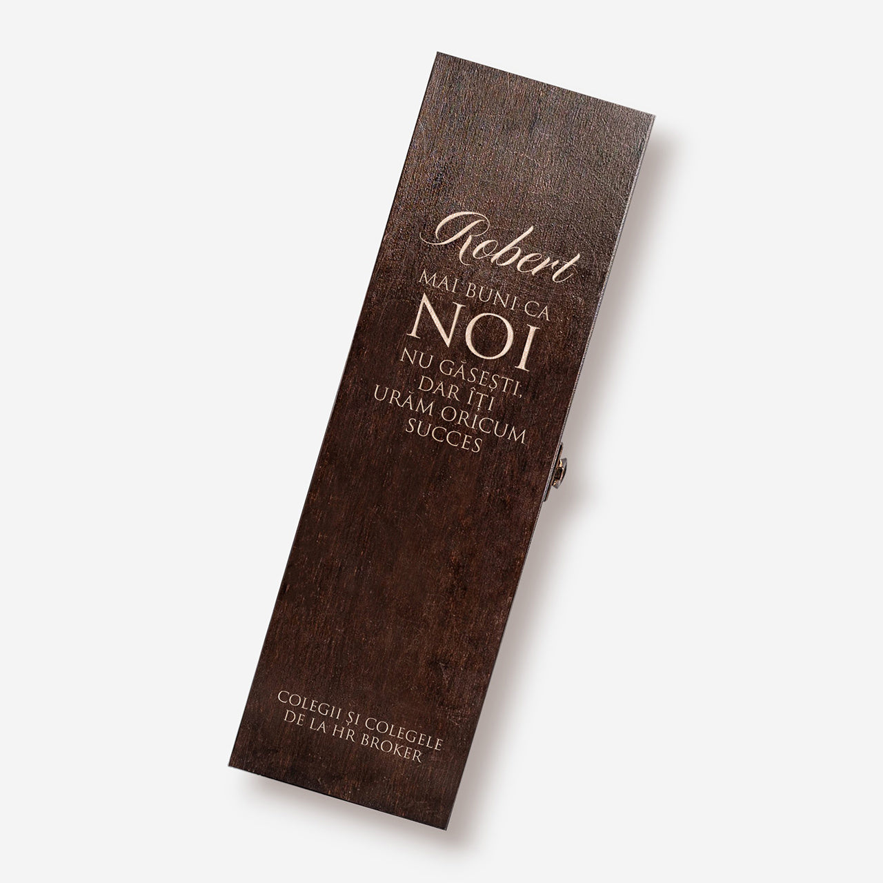 Cutie personalizată pentru whisky - cadou de rămas-bun pentru un coleg de muncă