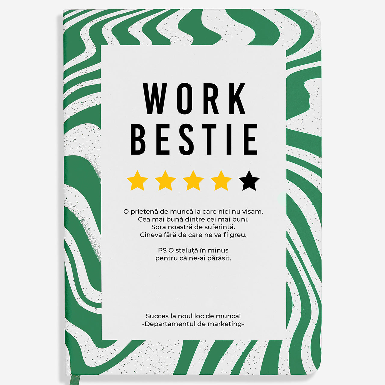 Personalizowany notatnik - prezent pożegnalny dla koleżanki z pracy notes na prezent dla koleżanki z pracy