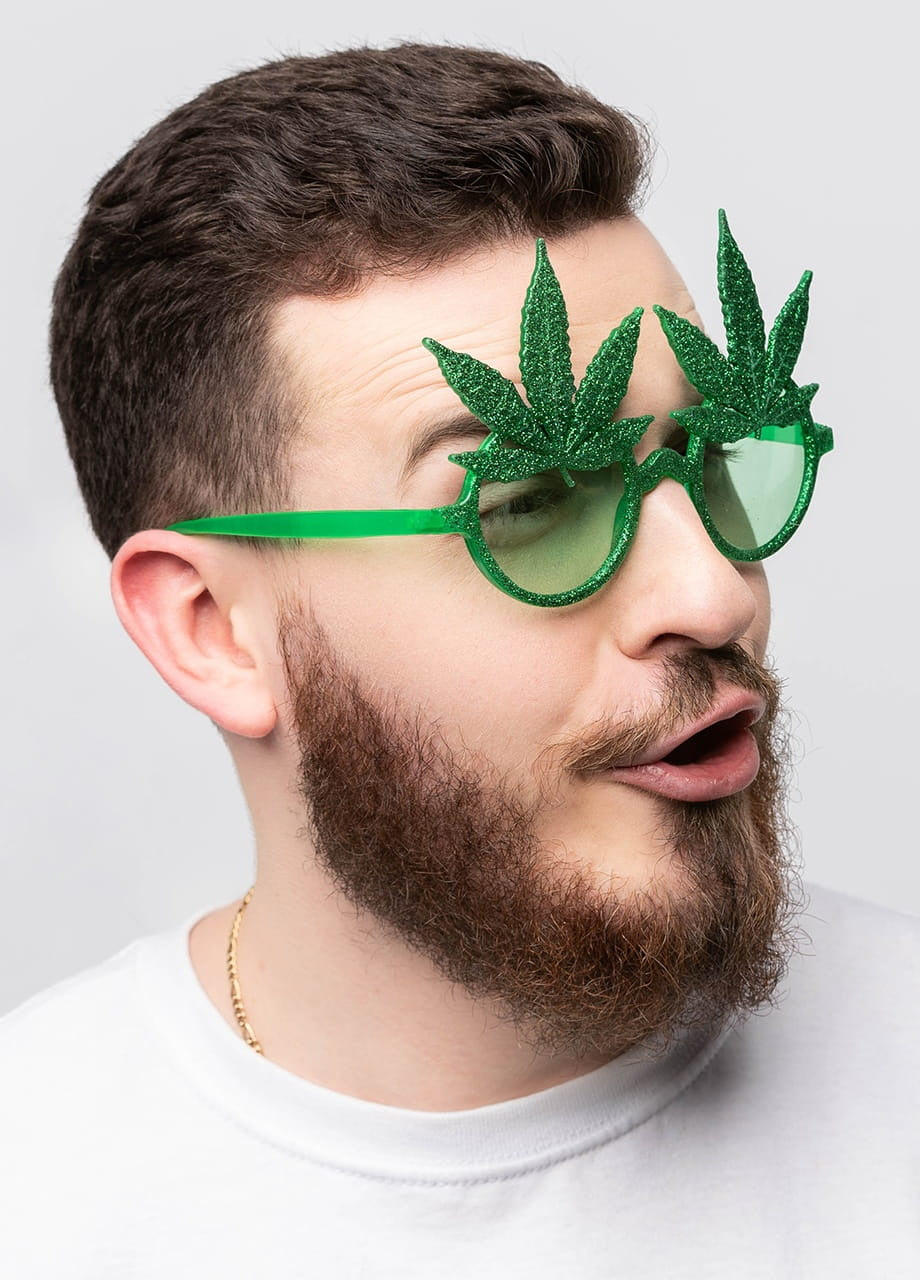 Ochelari hippie MARIHUANA