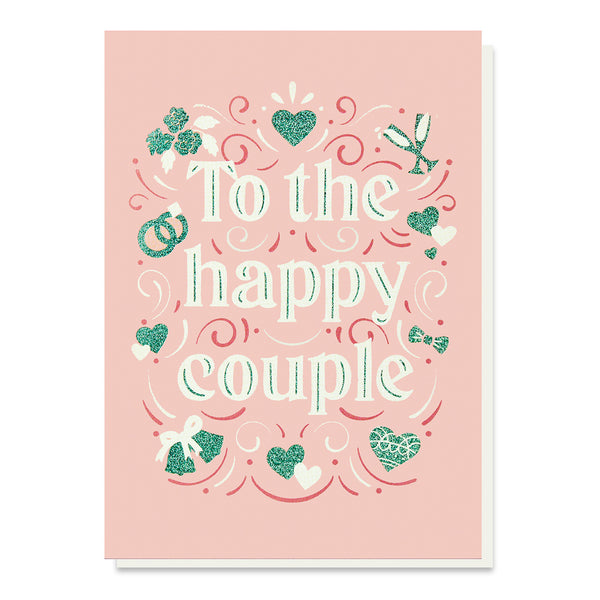 Kartka na walentynki Happy Couple kartka walentynkowa upominek na walentynki upominek walentynkowy