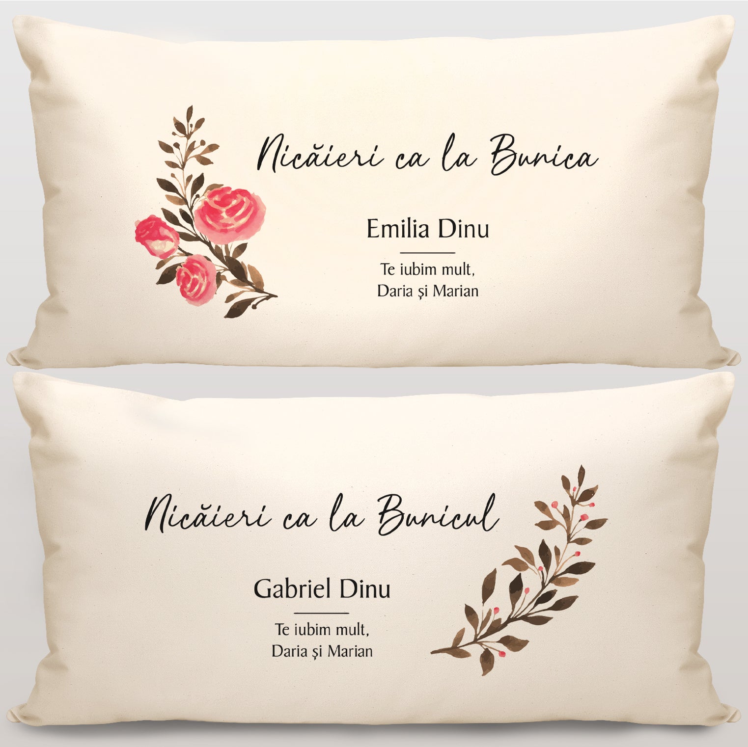 Komplet poduszek dla Babci i Dziadka poduszki dla babci i dziadka prezent dla babci i dziadka