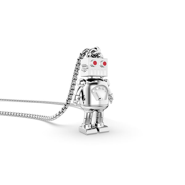 Naszyjnik z robotem