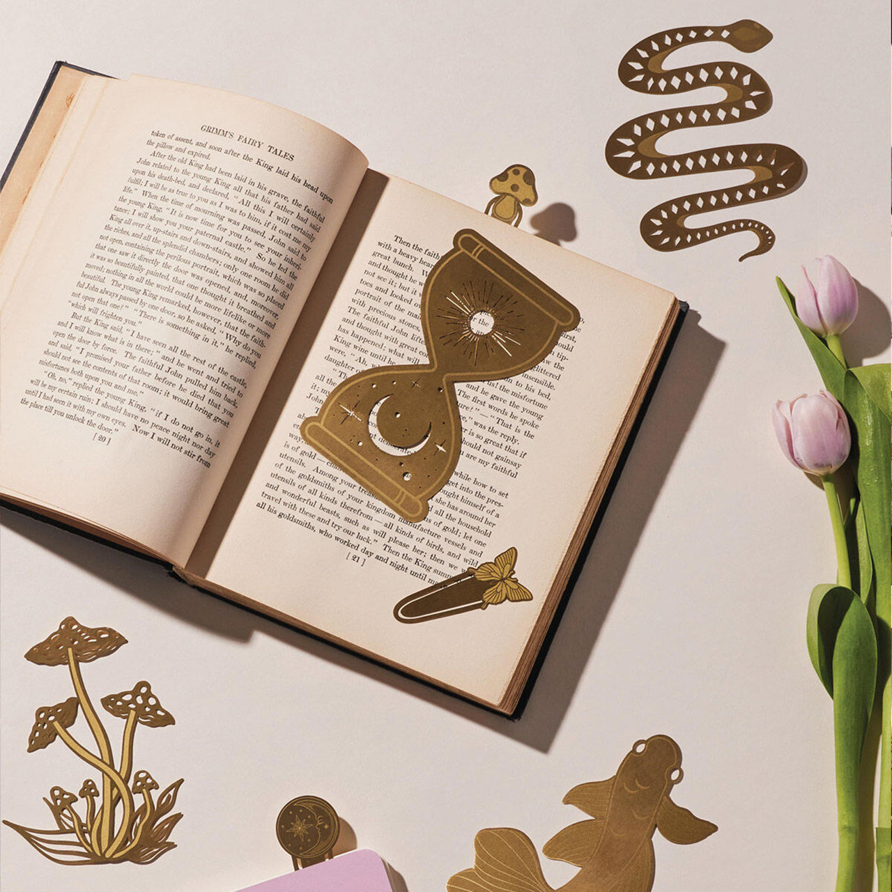 Semn de carte original cu ciupercuțe