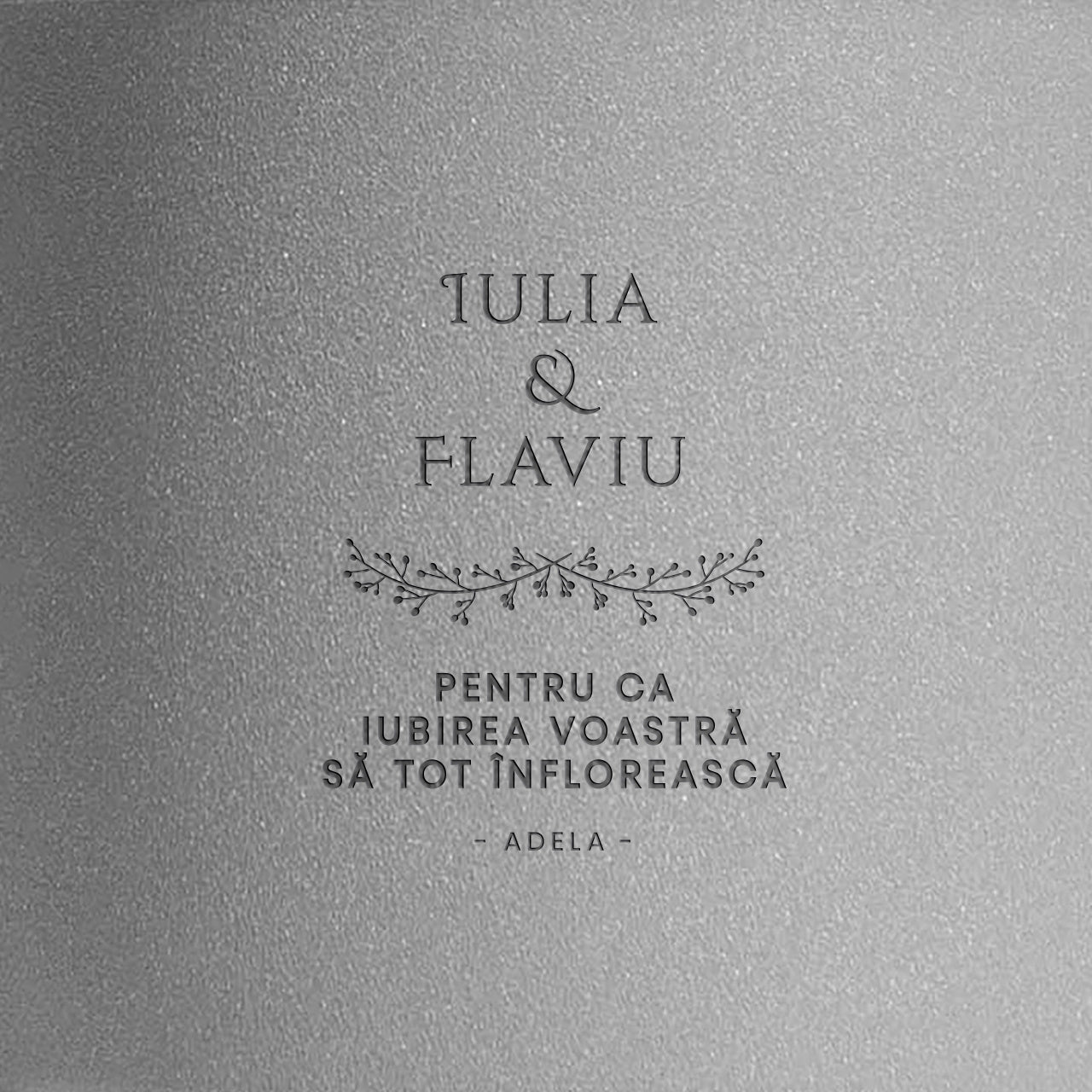 Grawerowana doniczka na Rocznicę Ślubu prezent na rocznicę ślubu prezent dla pary doniczka z grawerem