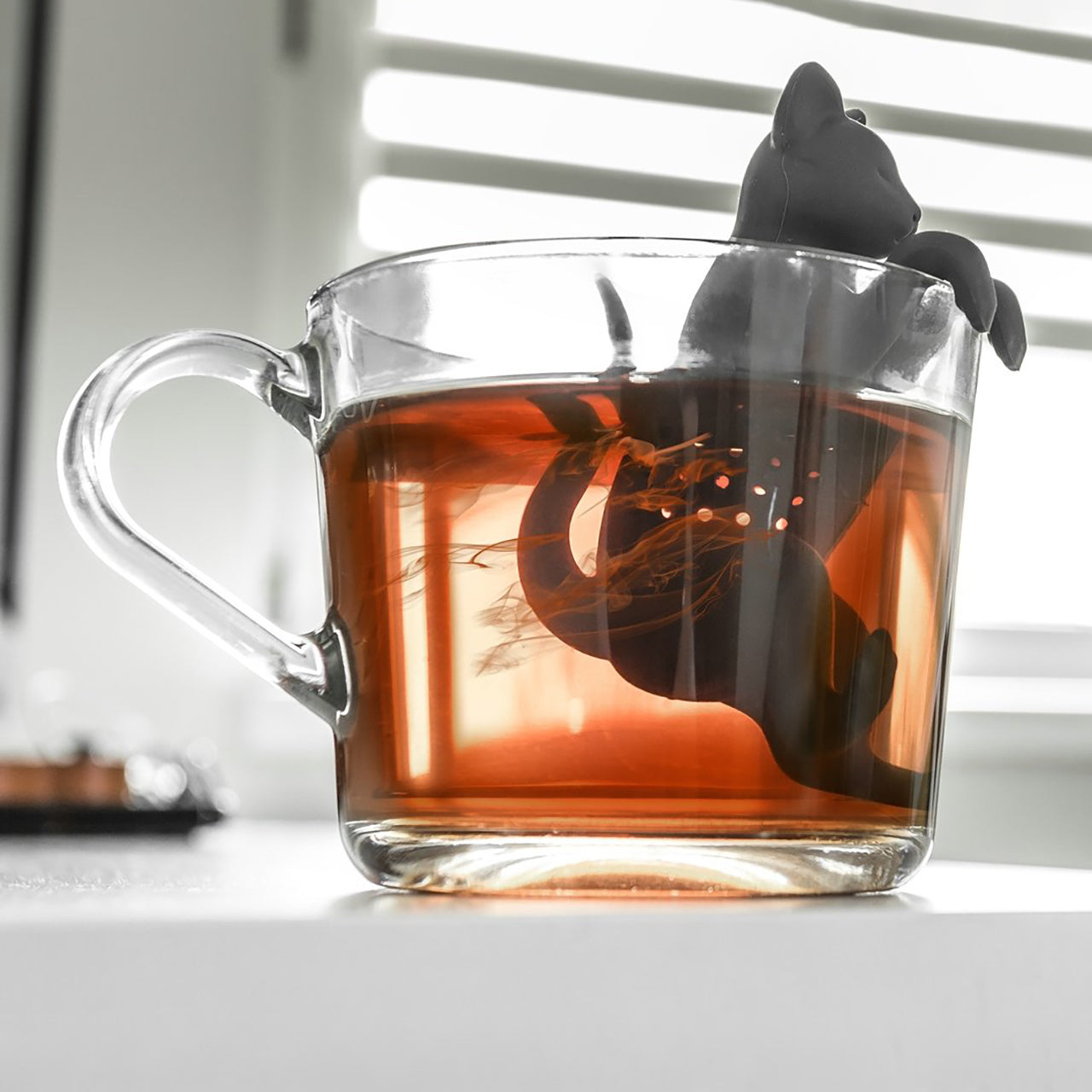 Infuzor de ceai în formă de pisică