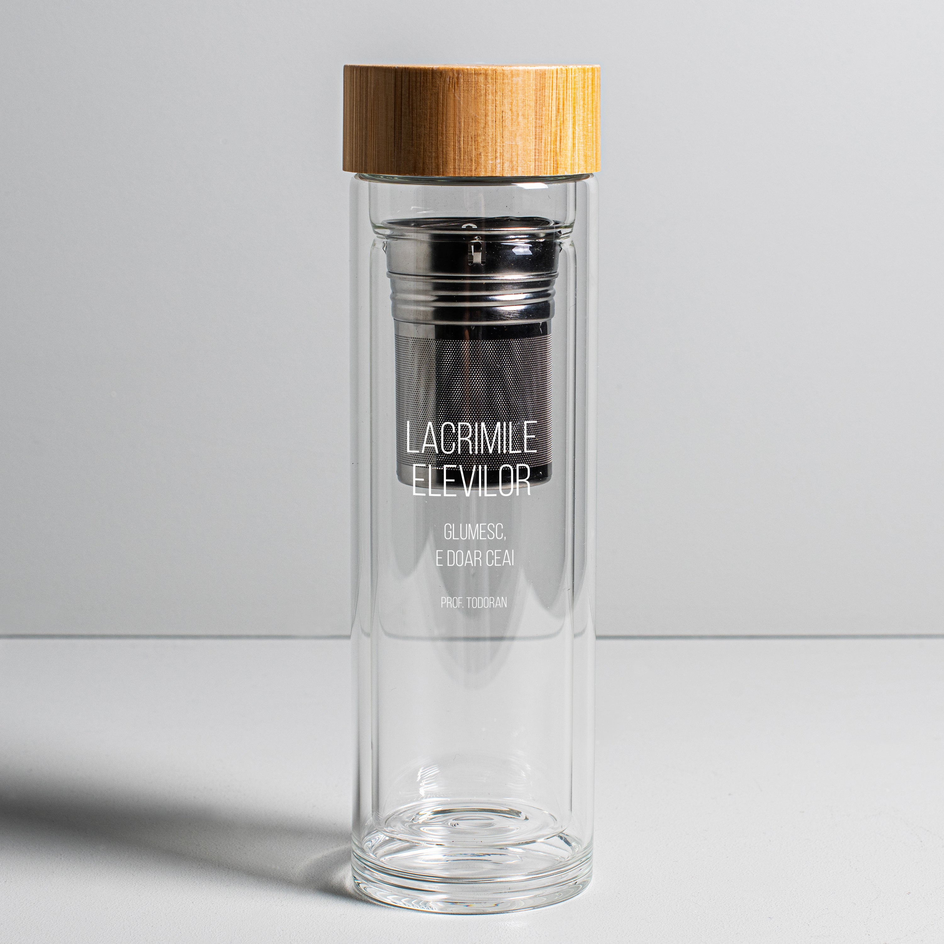 Bidon dla nauczyciela ze śmiesznym napisem - łzy uczniów bidon na prezent prezent na dzień nauczyciela