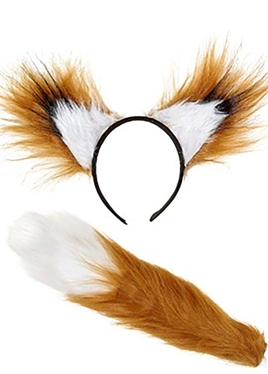 Urechi și coadă lisa ACCESORII PENTRU COSTUMULUI LISA costum furry