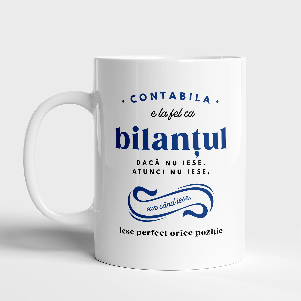 Personalizowany kubek dla księgowej - Bilans - prezent dla księgowej kubek dla księgowej