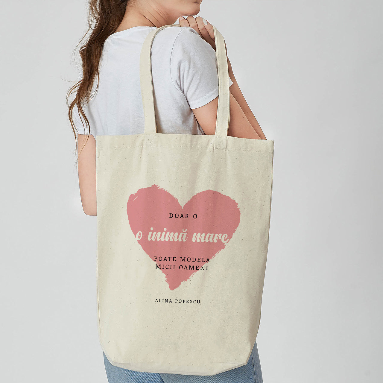 Traistă personalizată pentru profesoară - cadou de Ziua Profesorului