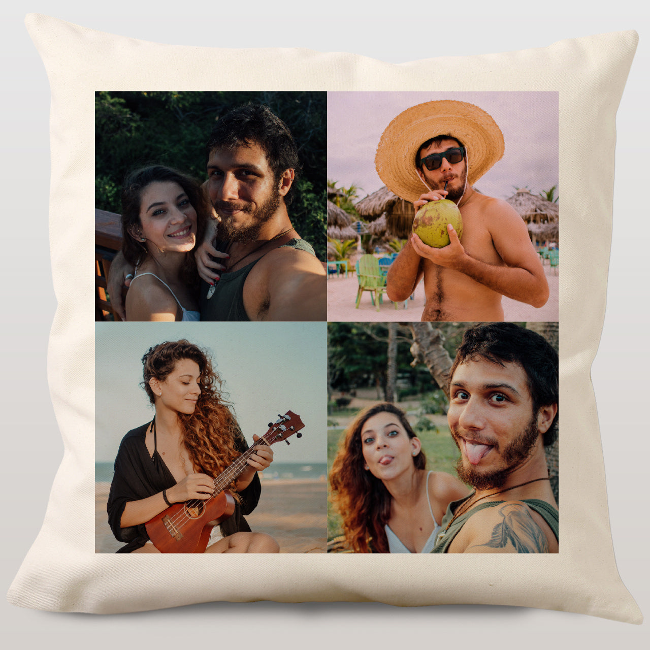 Pernă cu fotografii – colaj foto, cadou pentru o persoană dragă