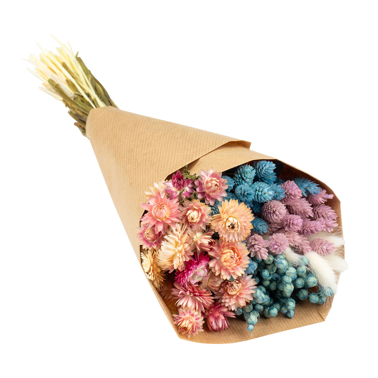Buchet de flori uscate – accesoriu pentru cadou