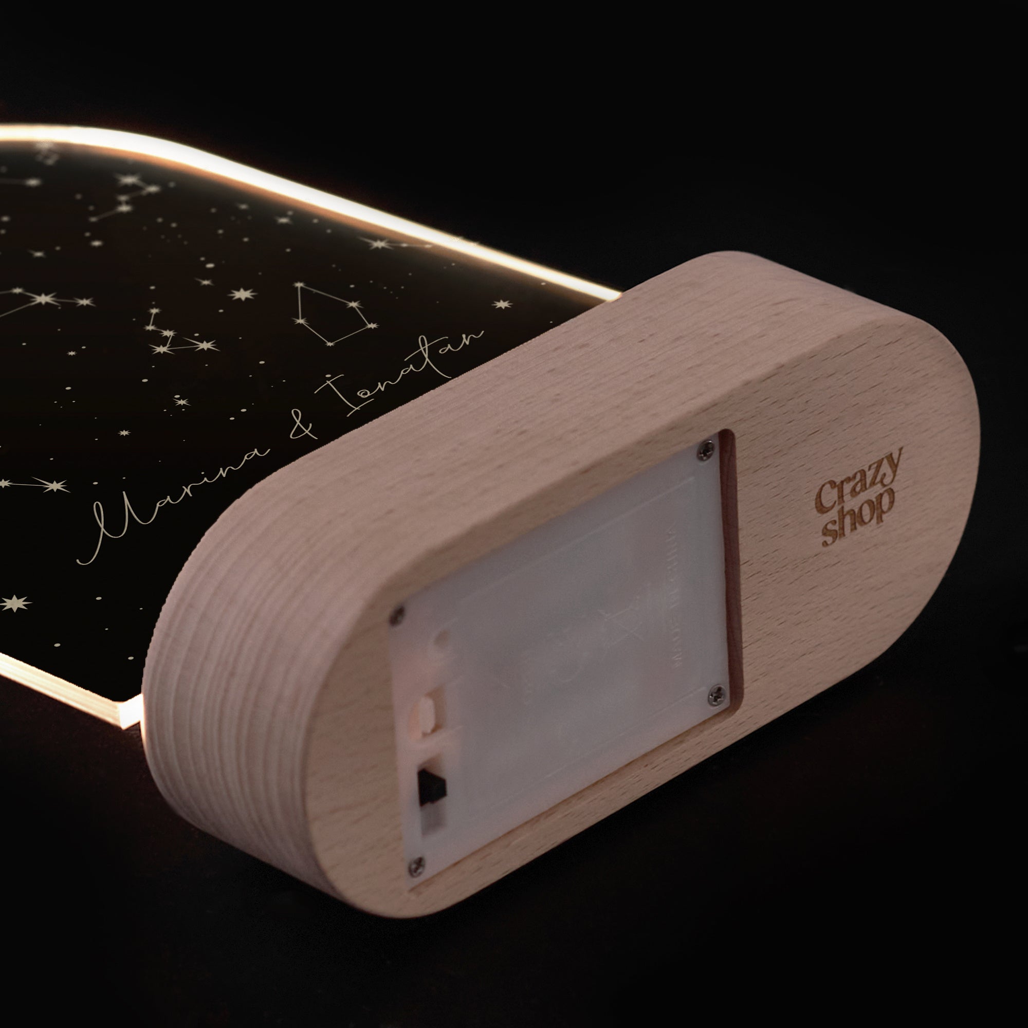  Lampă Led – Stele – trofeu de nuntă