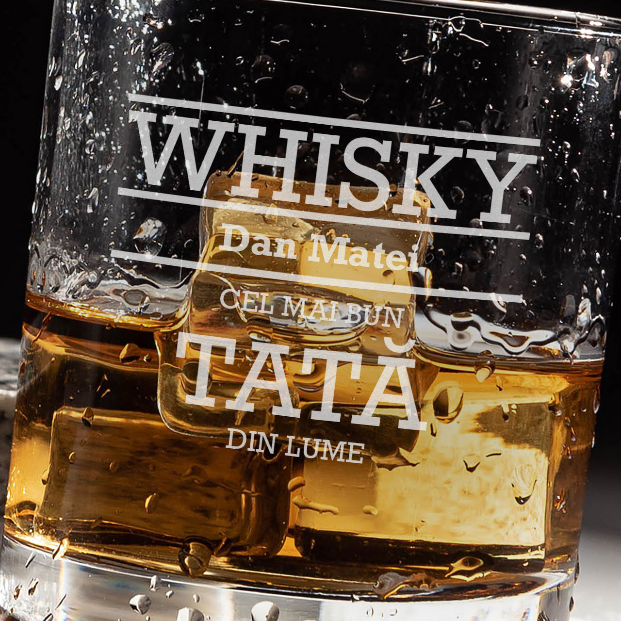 Grawerowana szklanka do whisky dla taty prezent dla taty prezent na dzień ojca szklanka do whisky z grawerem