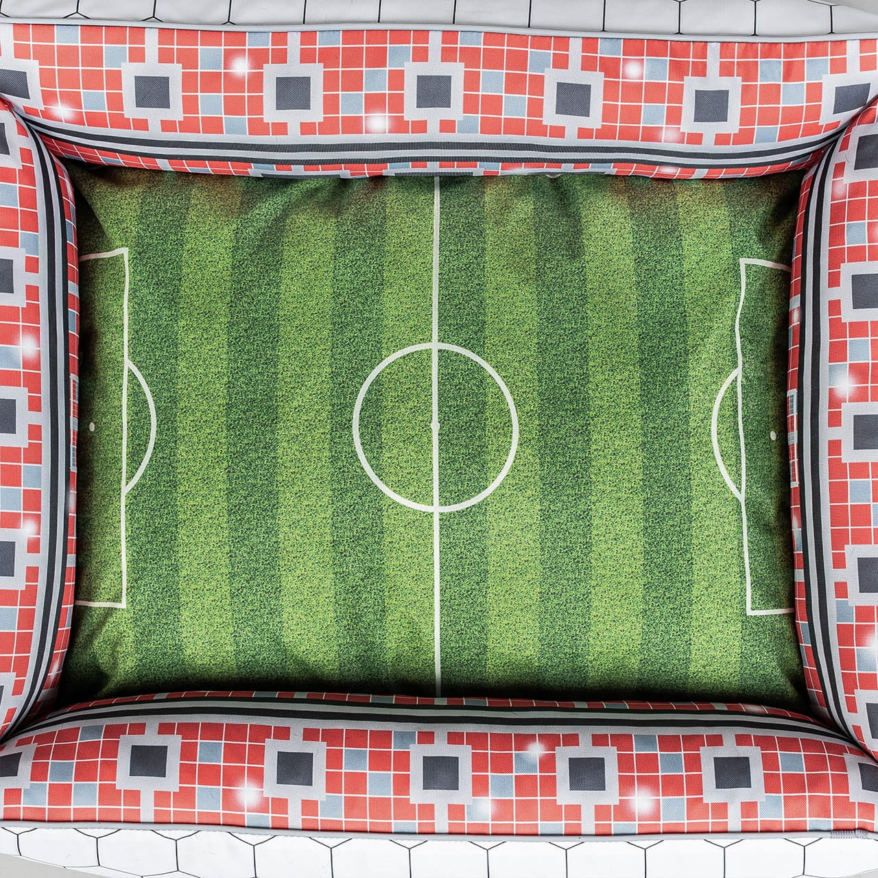 Posłanie dla psa - stadion piłkarski legowisko dla psa prezent dla psiarza prezent dla psiary