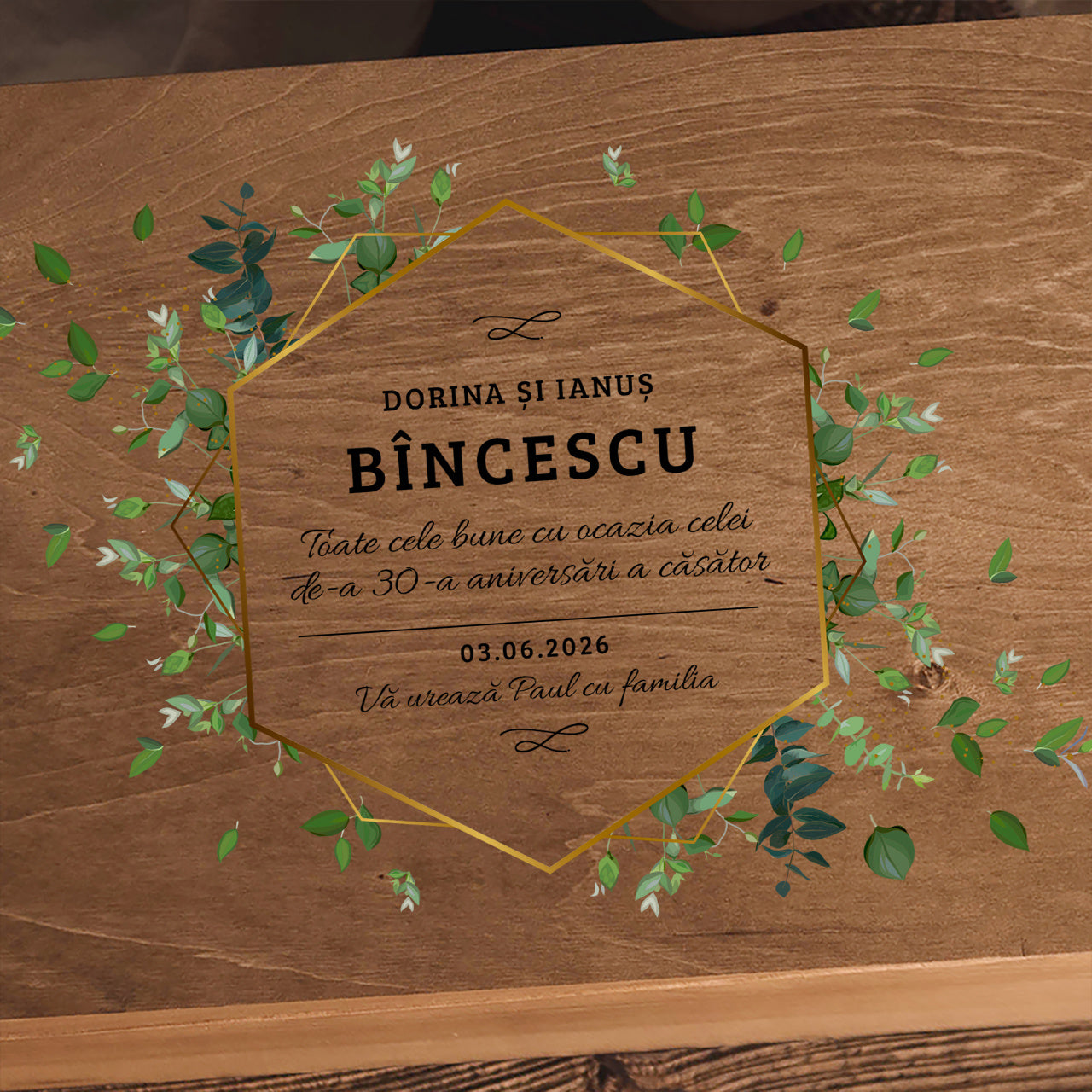 Cutie de amintiri – cadou cu ocazia aniversării căsătoriei