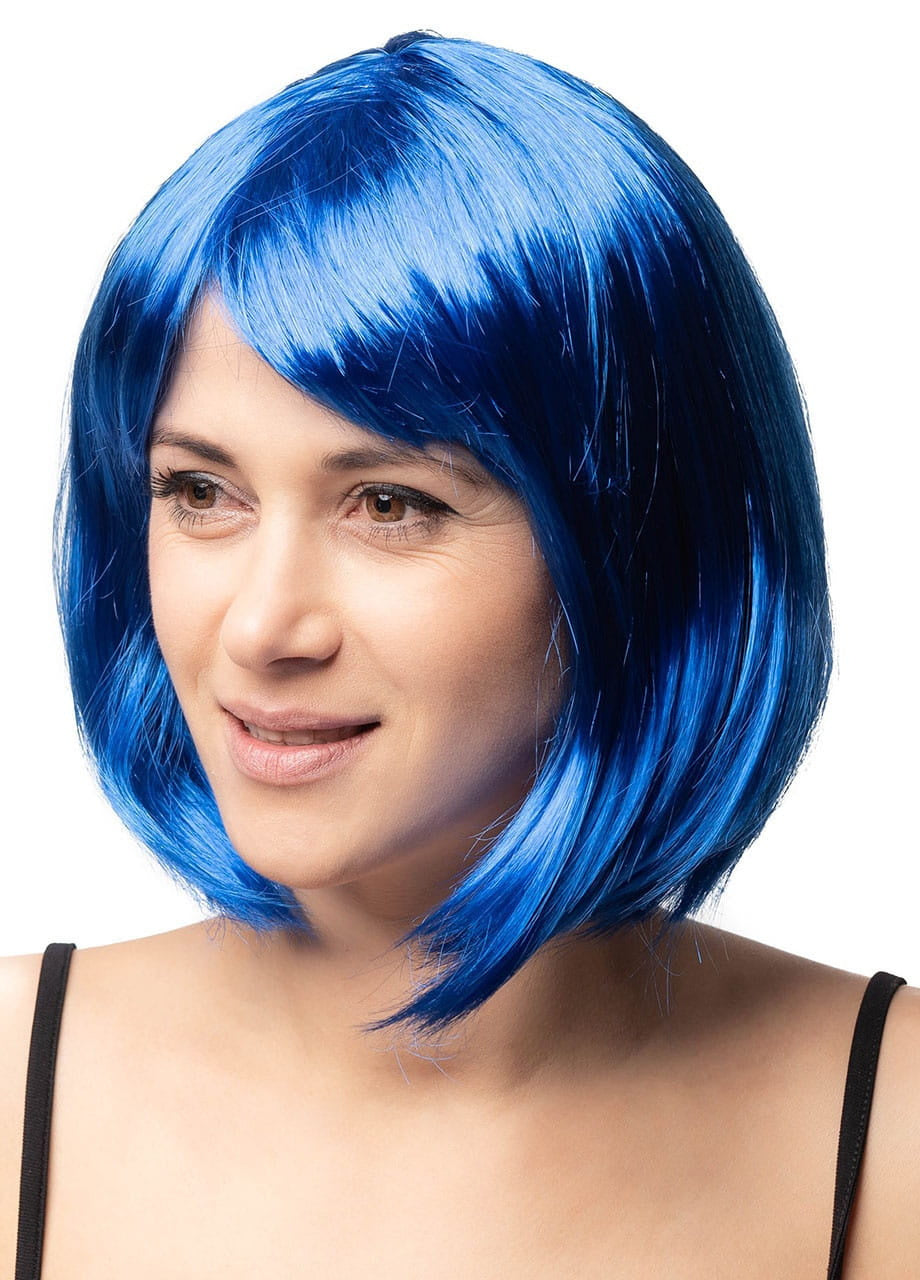 Albastră perucă cu breton BABE