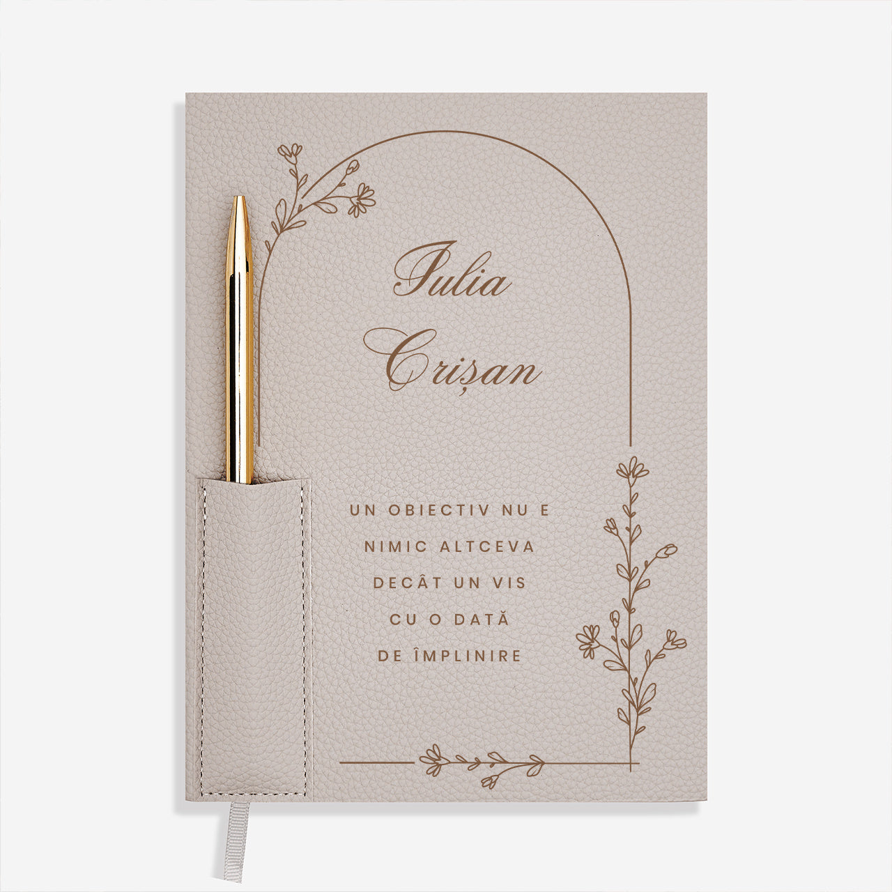 Agendă elegantă cu pix - cadou pentru ea