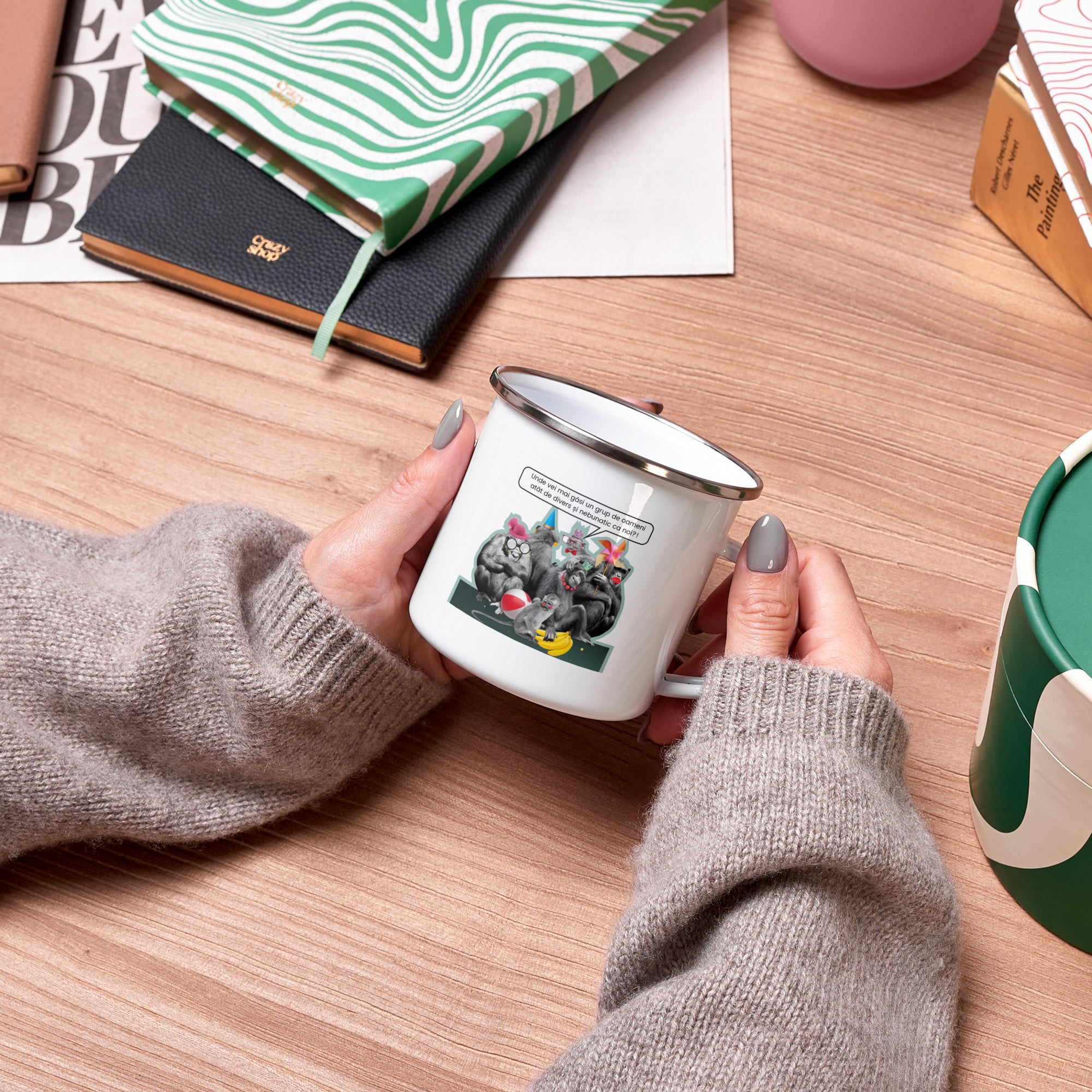 Cană amuzantă – cadou cu ocazia plecării de la serviciu