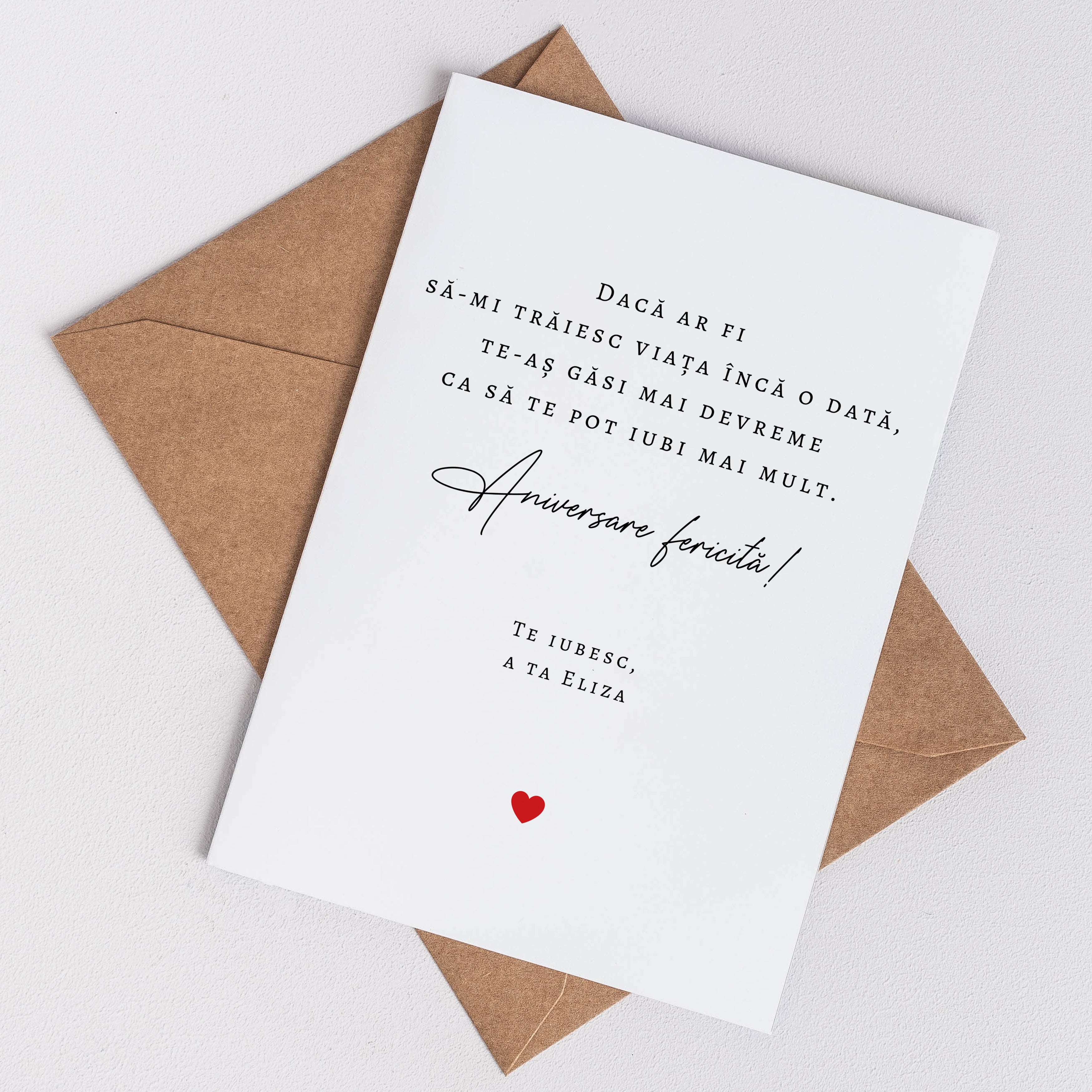 Felicitare pentru aniversarea nunții - cadou pentru soț