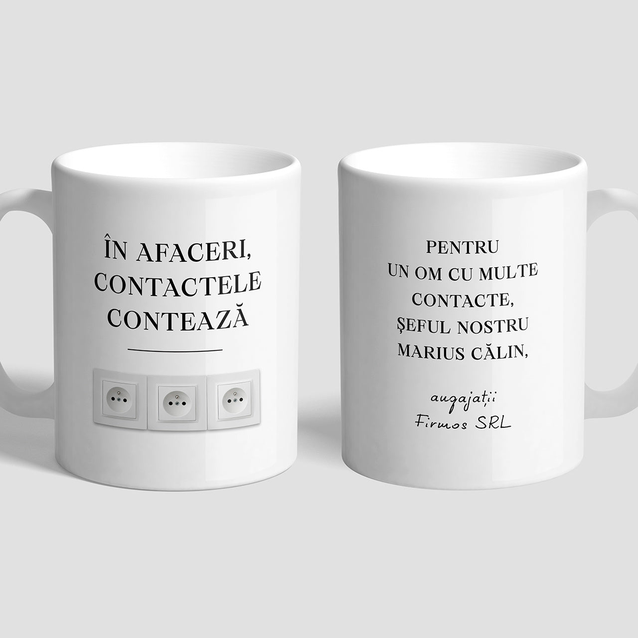 Cană pentru șef - În afaceri, contactele contează