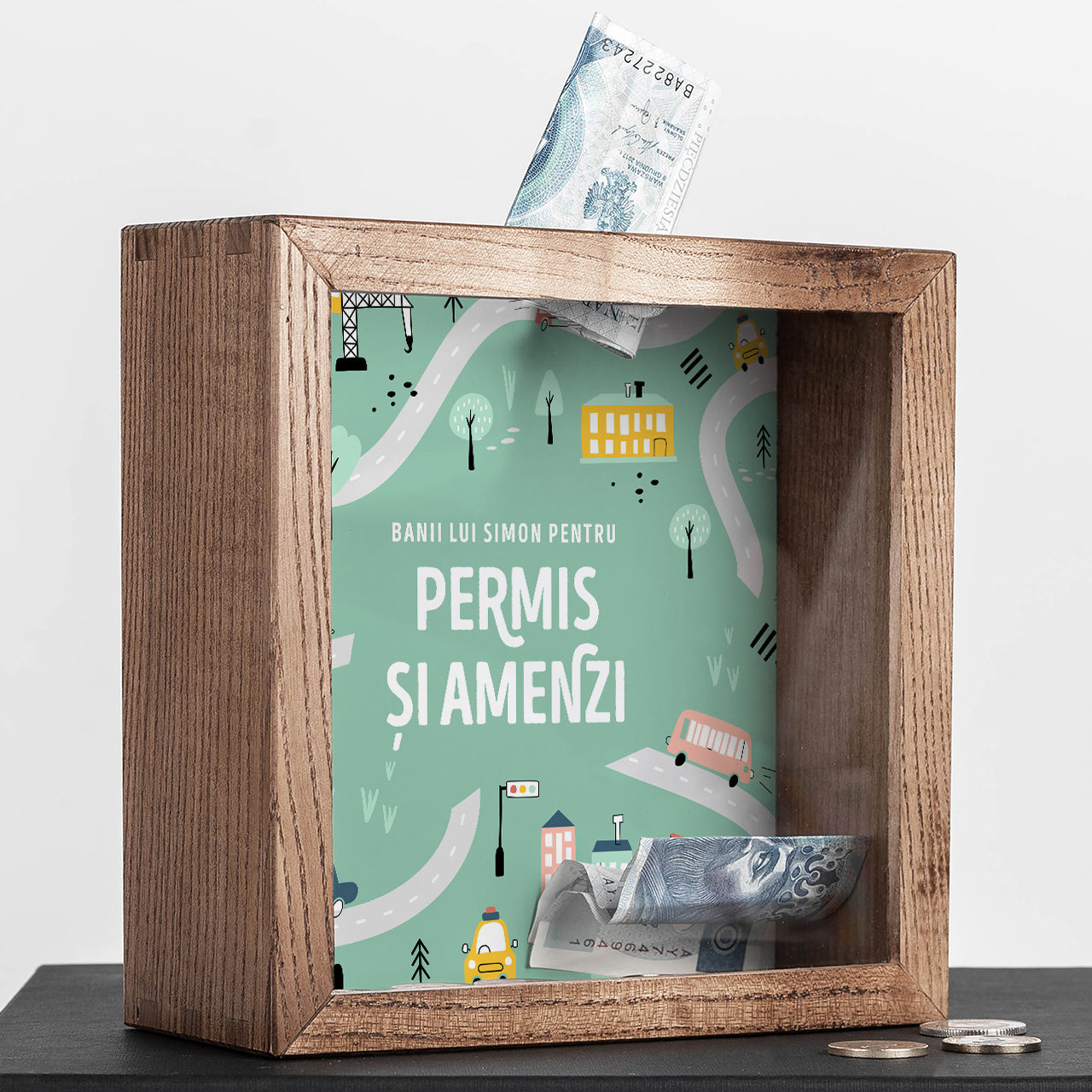 Skarbonka na prawo jazdy - prezent na 18 urodziny skarbonka na 18 urodziny prezent na 18