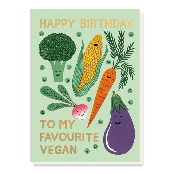 Kartka dla weganki Vegan