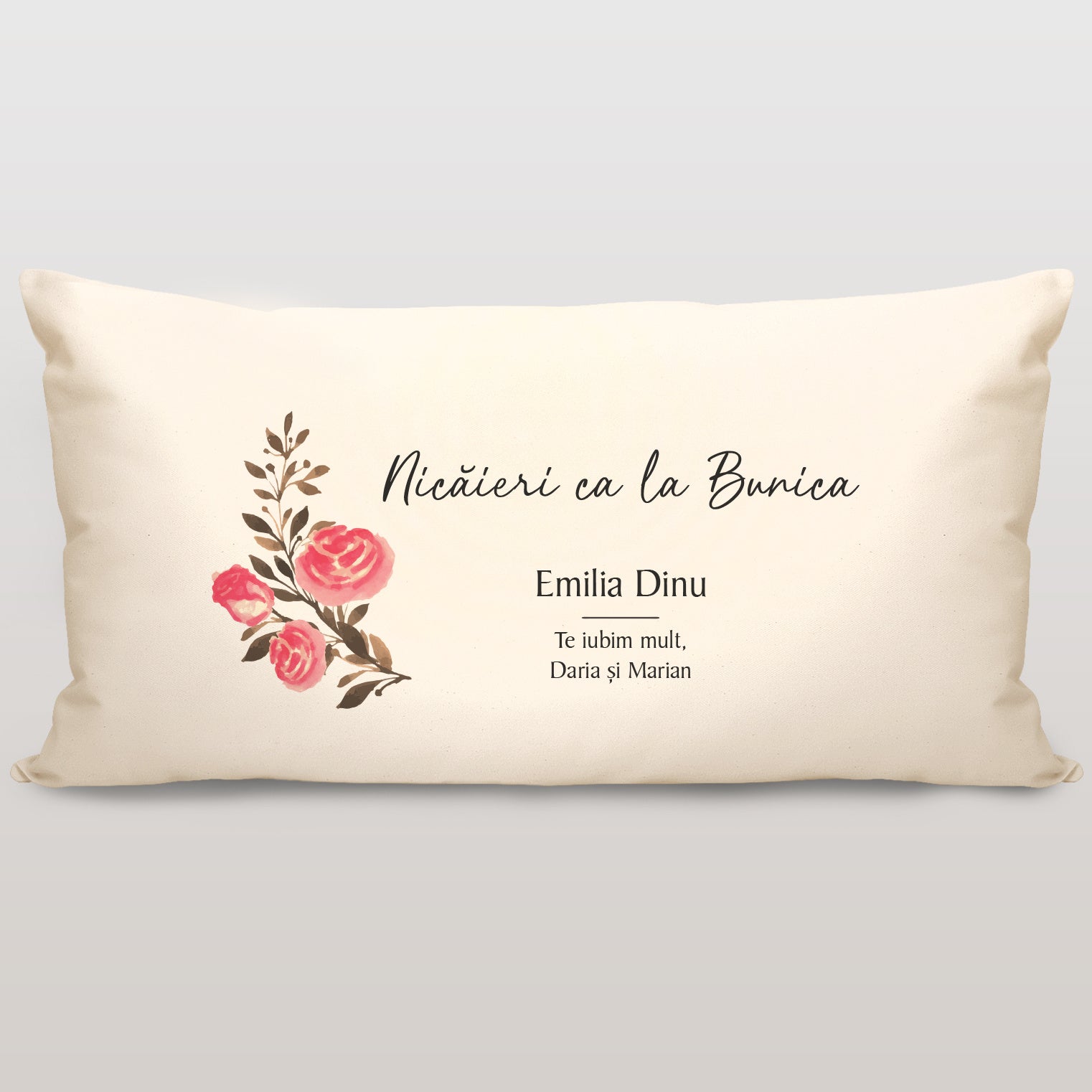 Poduszka z nadrukiem na prezent na Dzień Babci - Nie ma jak u babci poduszka dla babci prezent dla babci 