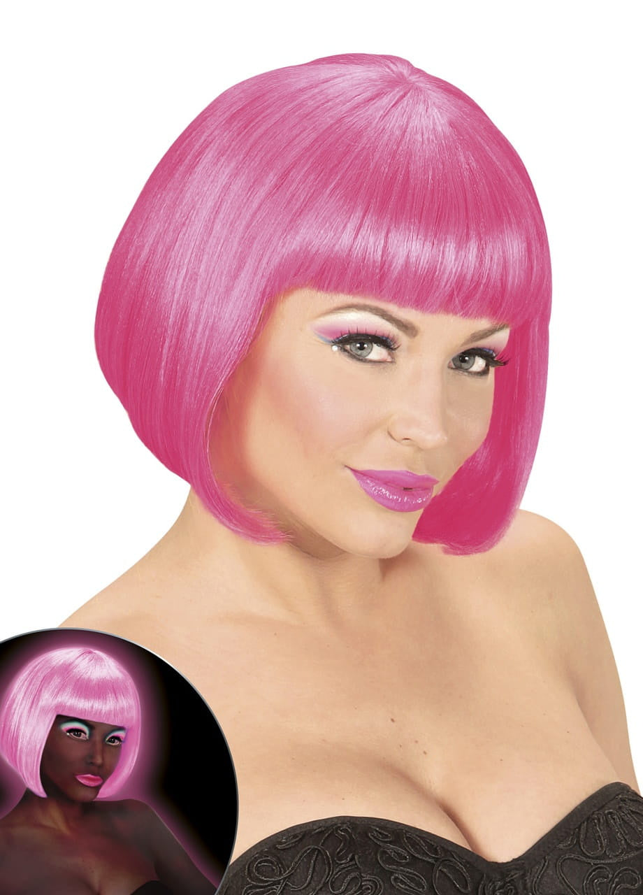 Perucă BOB NEON roz