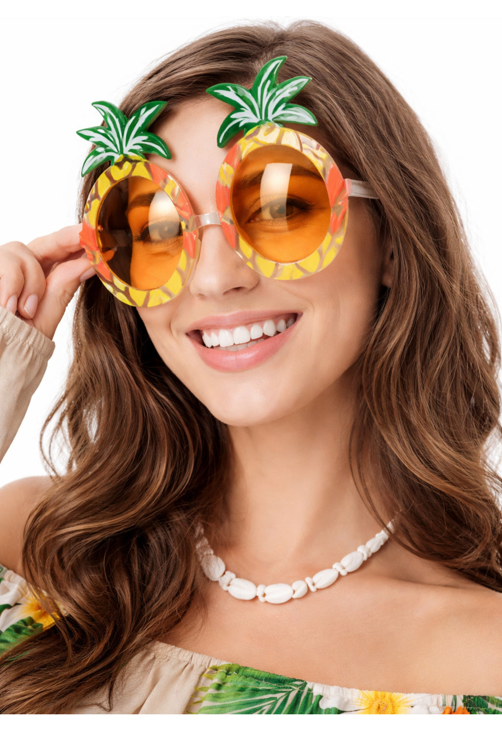 AMUZANTE ochelari ANANASY în stil hawaiian