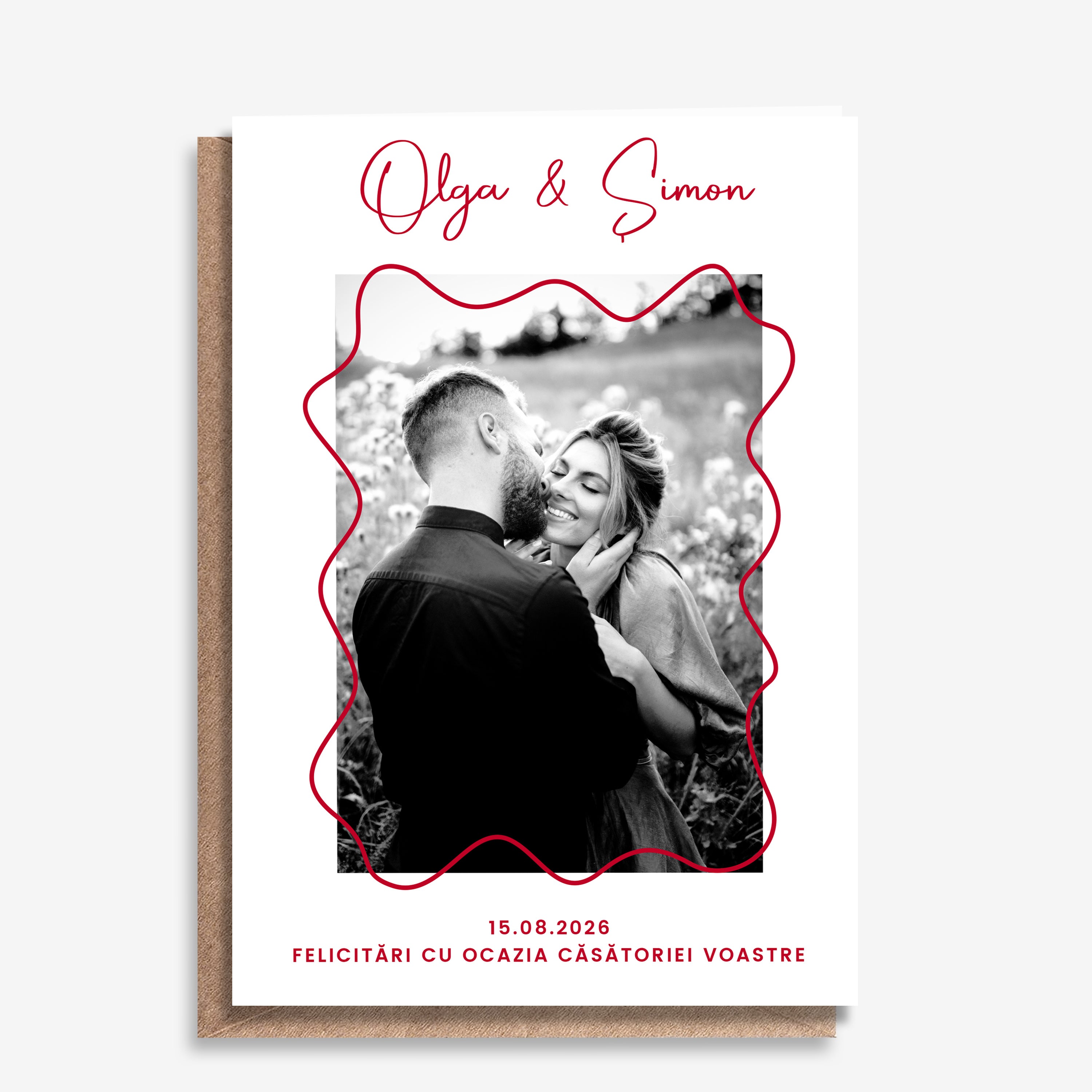 Felicitare de nuntă cu fotografie – Felicitări