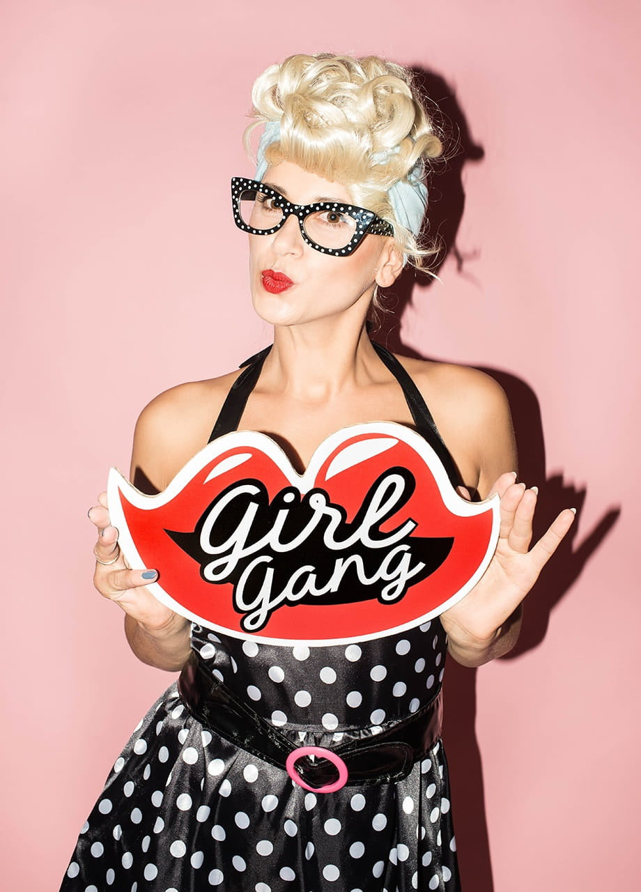 Perucă PIN UP blond